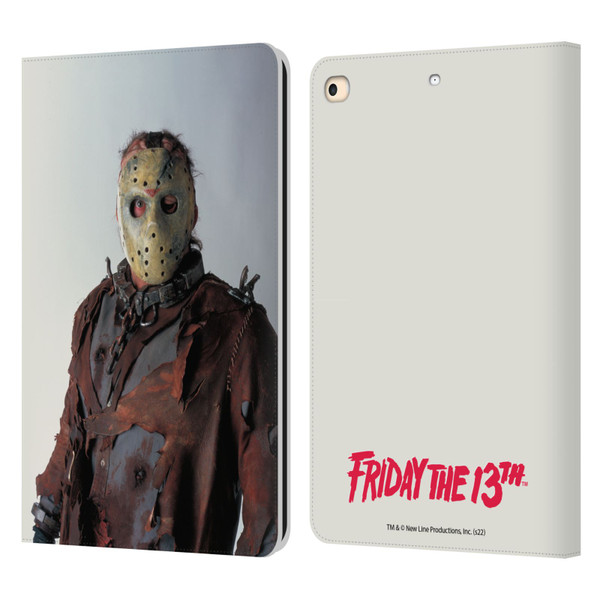 Friday the 13th: Jason X Comic Art And Logos Jason Leather Book Wallet Case Cover For Apple iPad 9.7 2017 / iPad 9.7 2018