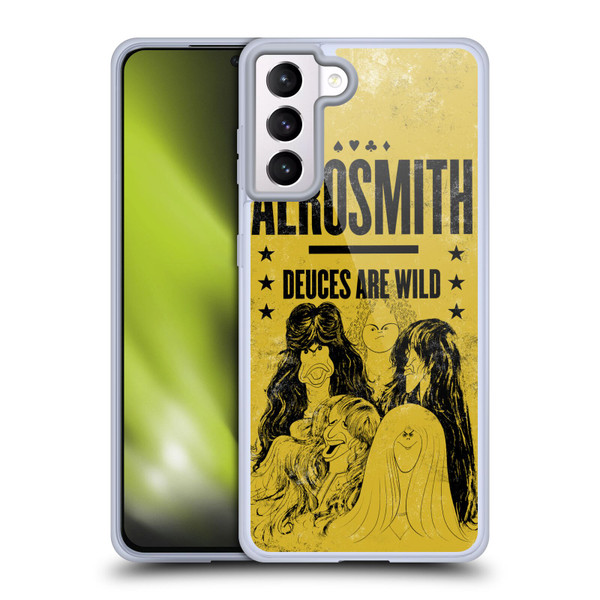 Aerosmith Classics Deuces Are Wild Soft Gel Case for Samsung Galaxy S21+ 5G