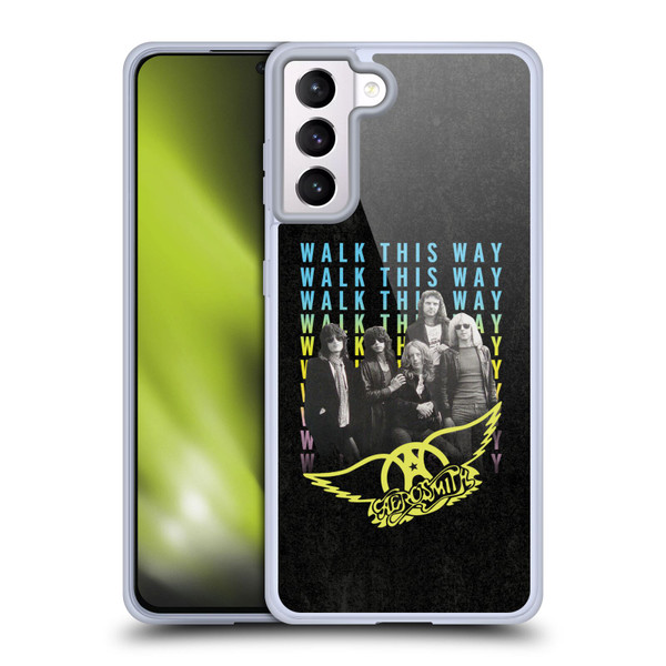 Aerosmith Classics Walk This Way Soft Gel Case for Samsung Galaxy S21+ 5G