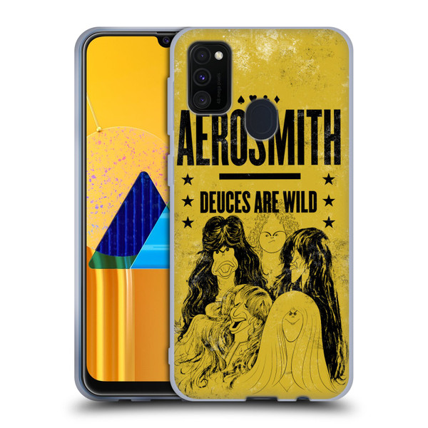 Aerosmith Classics Deuces Are Wild Soft Gel Case for Samsung Galaxy M30s (2019)/M21 (2020)