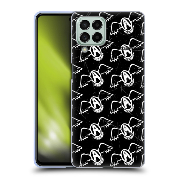 Aerosmith Classics Logo Pattern Soft Gel Case for Samsung Galaxy M53 (2022)