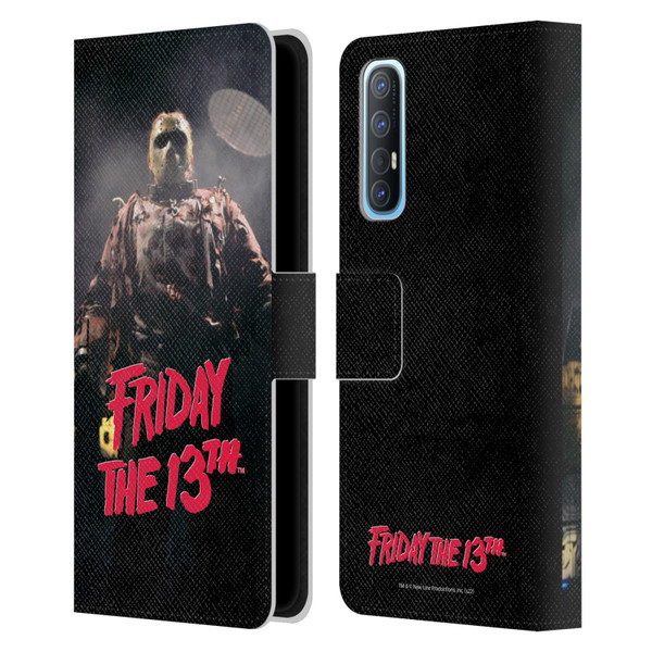 Friday the 13th: Jason X Comic Art And Logos Jason Voorhees Leather Book Wallet Case Cover For OPPO Find X2 Neo 5G