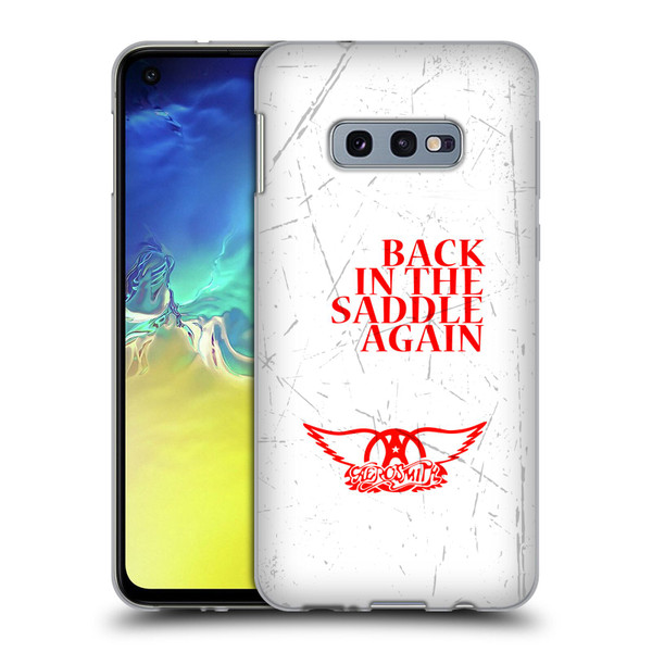 Aerosmith Classics Back In The Saddle Again Soft Gel Case for Samsung Galaxy S10e