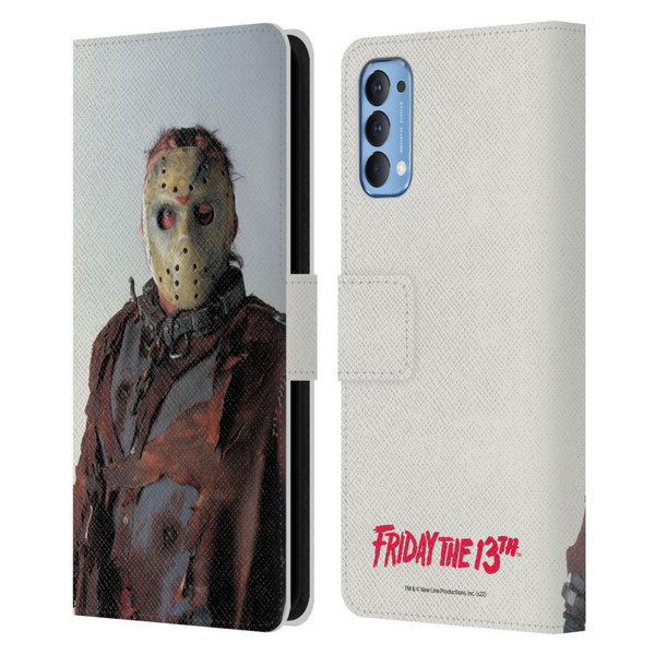 Friday the 13th: Jason X Comic Art And Logos Jason Leather Book Wallet Case Cover For OPPO Reno 4 5G