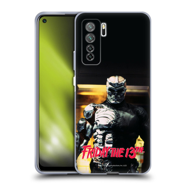 Friday the 13th: Jason X Comic Art And Logos Black And Red Soft Gel Case for Huawei Nova 7 SE/P40 Lite 5G