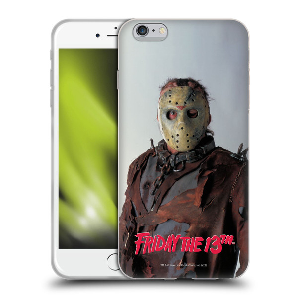 Friday the 13th: Jason X Comic Art And Logos 80th Anniversary Newspaper Soft Gel Case for Apple iPhone 6 Plus / iPhone 6s Plus