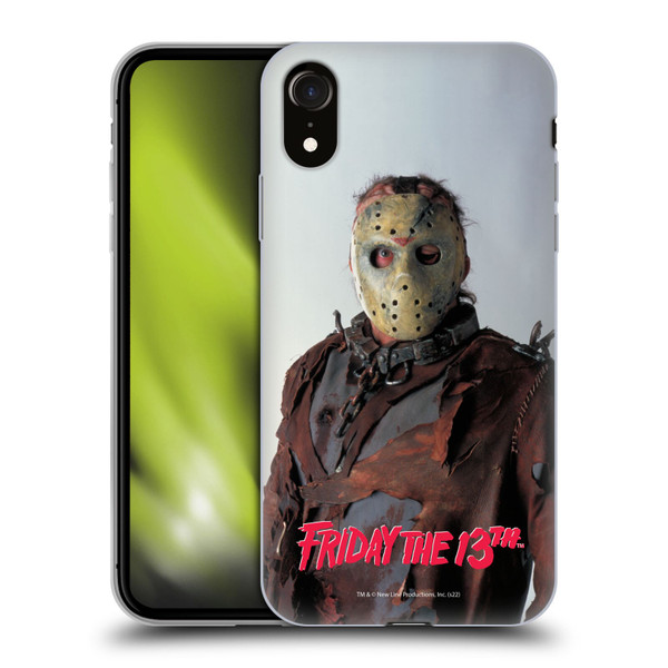 Friday the 13th: Jason X Comic Art And Logos 80th Anniversary Newspaper Soft Gel Case for Apple iPhone XR