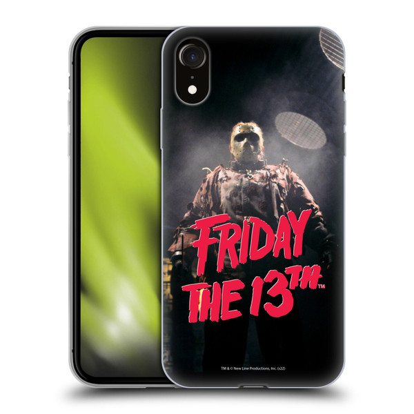 Friday the 13th: Jason X Comic Art And Logos Jason Voorhees Soft Gel Case for Apple iPhone XR