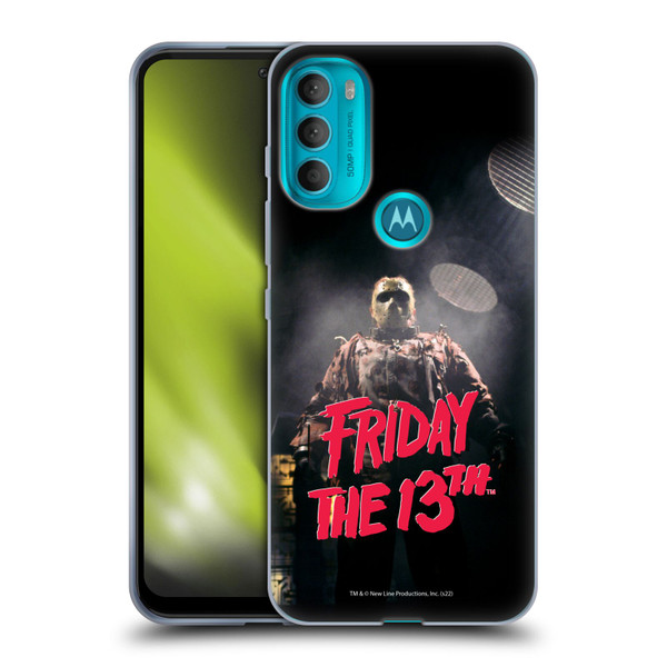 Friday the 13th: Jason X Comic Art And Logos Jason Voorhees Soft Gel Case for Motorola Moto G71 5G