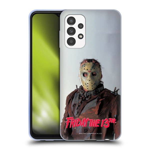 Friday the 13th: Jason X Comic Art And Logos 80th Anniversary Newspaper Soft Gel Case for Samsung Galaxy A13 (2022)