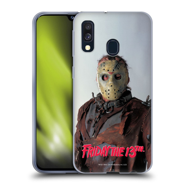 Friday the 13th: Jason X Comic Art And Logos 80th Anniversary Newspaper Soft Gel Case for Samsung Galaxy A40 (2019)