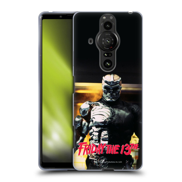 Friday the 13th: Jason X Comic Art And Logos Black And Red Soft Gel Case for Sony Xperia Pro-I