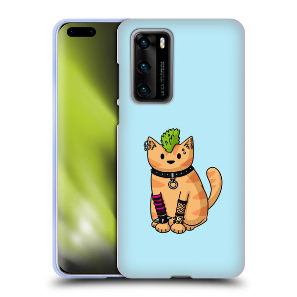 Beth Wilson Doodlecats Punk 2 Soft Gel Case for Huawei P40 5G