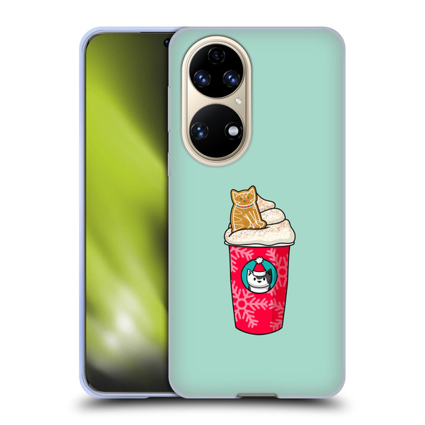 Beth Wilson Doodlecats Gingerbread Latte Soft Gel Case for Huawei P50