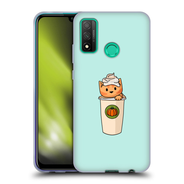 Beth Wilson Doodlecats Pumpkin Spice Latte Soft Gel Case for Huawei P Smart (2020)