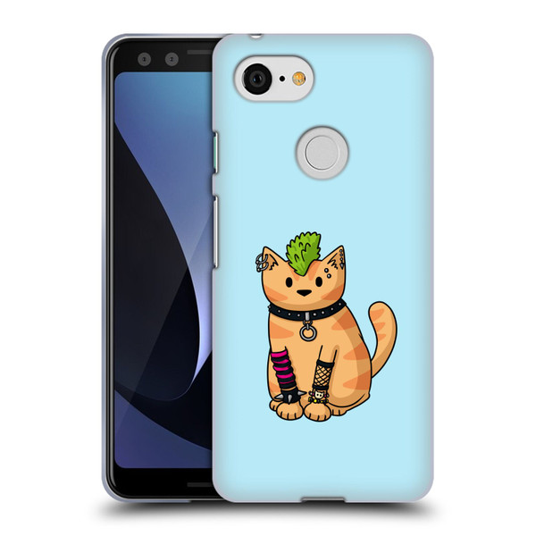 Beth Wilson Doodlecats Punk 2 Soft Gel Case for Google Pixel 3
