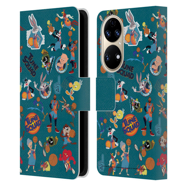 Space Jam: A New Legacy Graphics Squad Leather Book Wallet Case Cover For Huawei P50
