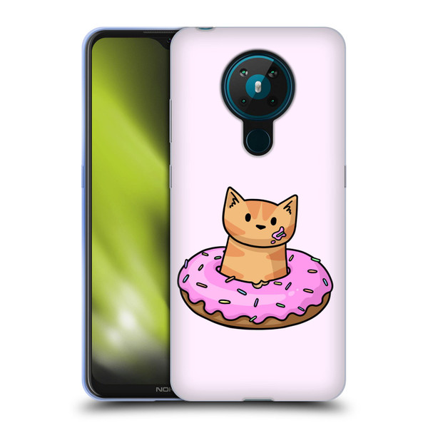 Beth Wilson Doodlecats Donut Soft Gel Case for Nokia 5.3
