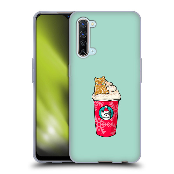 Beth Wilson Doodlecats Gingerbread Latte Soft Gel Case for OPPO Find X2 Lite 5G
