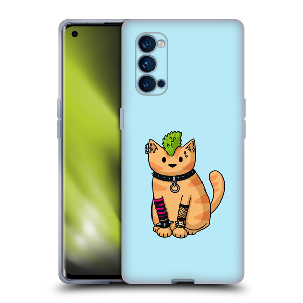 Beth Wilson Doodlecats Punk 2 Soft Gel Case for OPPO Reno 4 Pro 5G