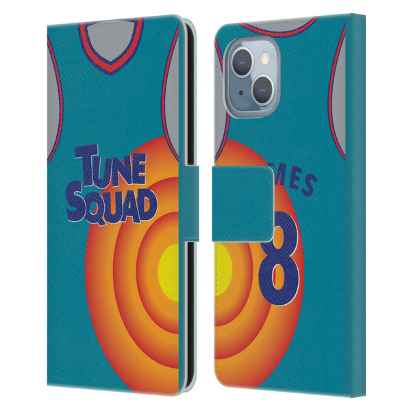 Space Jam: A New Legacy Graphics Jersey Leather Book Wallet Case Cover For Apple iPhone 14