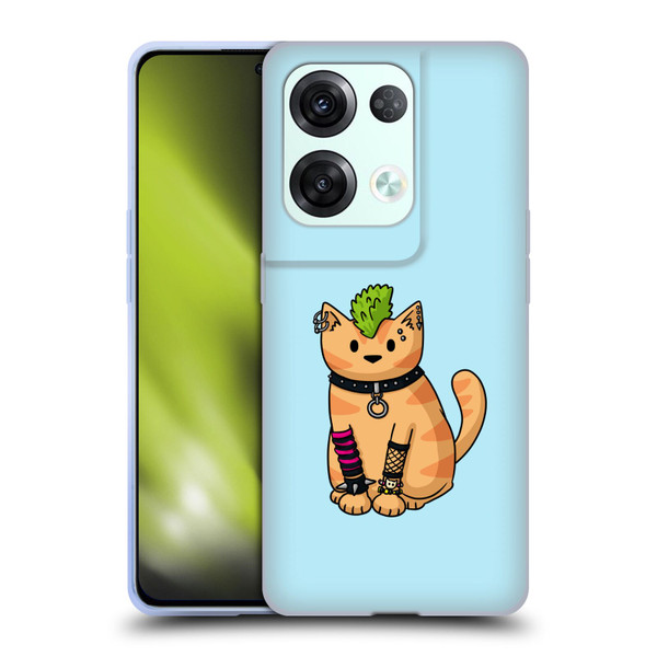 Beth Wilson Doodlecats Punk 2 Soft Gel Case for OPPO Reno8 Pro