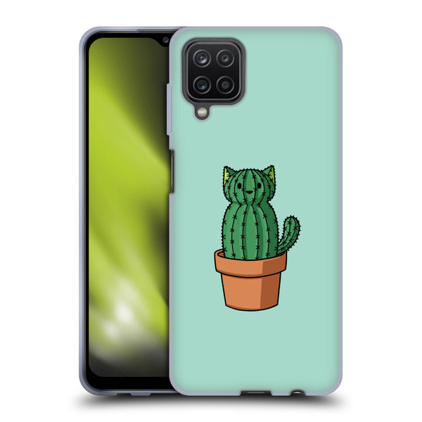 Beth Wilson Doodlecats Cactus Soft Gel Case for Samsung Galaxy A12 (2020)
