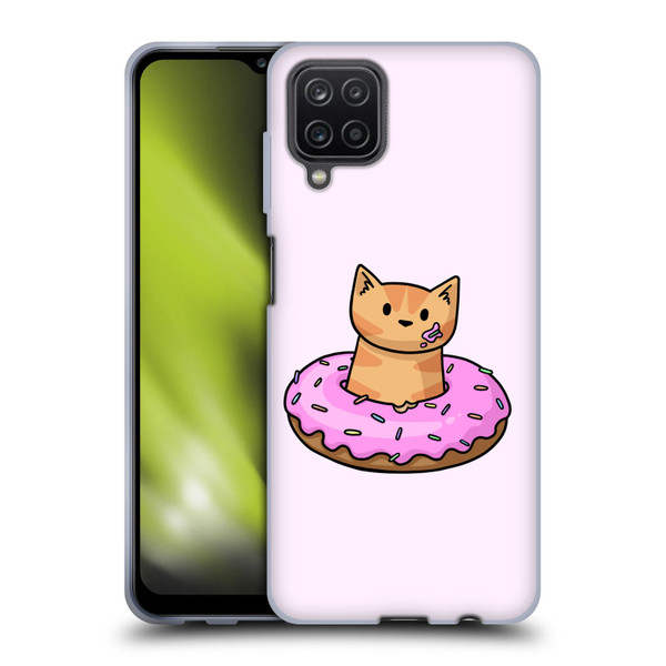 Beth Wilson Doodlecats Donut Soft Gel Case for Samsung Galaxy A12 (2020)