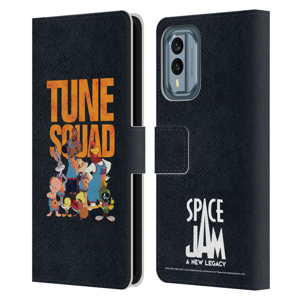 Space Jam: A New Legacy Graphics Tune Squad Leather Book Wallet Case Cover For Nokia X30