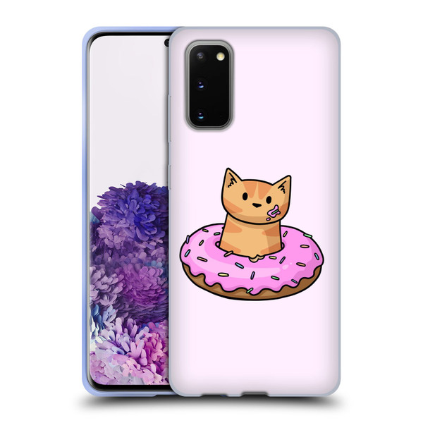 Beth Wilson Doodlecats Donut Soft Gel Case for Samsung Galaxy S20 / S20 5G