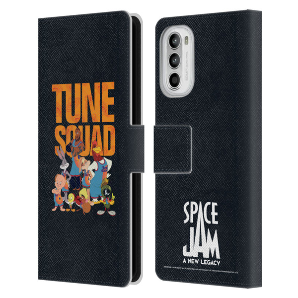 Space Jam: A New Legacy Graphics Tune Squad Leather Book Wallet Case Cover For Motorola Moto G52
