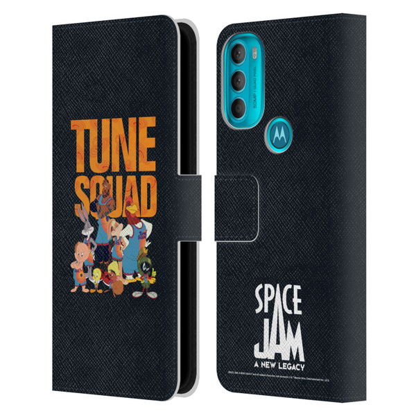 Space Jam: A New Legacy Graphics Tune Squad Leather Book Wallet Case Cover For Motorola Moto G71 5G