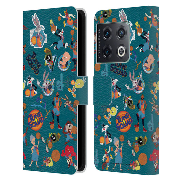 Space Jam: A New Legacy Graphics Squad Leather Book Wallet Case Cover For OnePlus 10 Pro