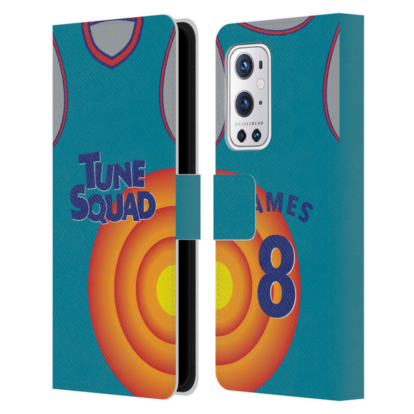 Space Jam: A New Legacy Graphics Jersey Leather Book Wallet Case Cover For OnePlus 9 Pro