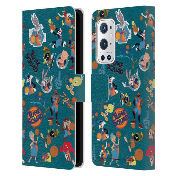 Space Jam: A New Legacy Graphics Squad Leather Book Wallet Case Cover For OnePlus 9 Pro