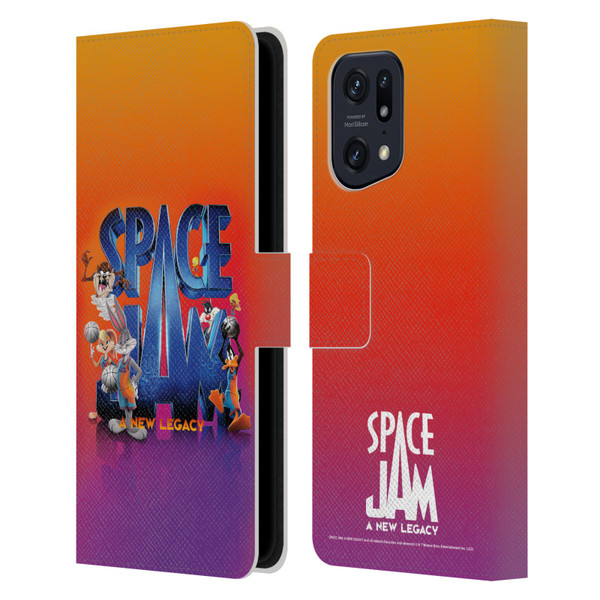 Space Jam: A New Legacy Graphics Poster Leather Book Wallet Case Cover For OPPO Find X5