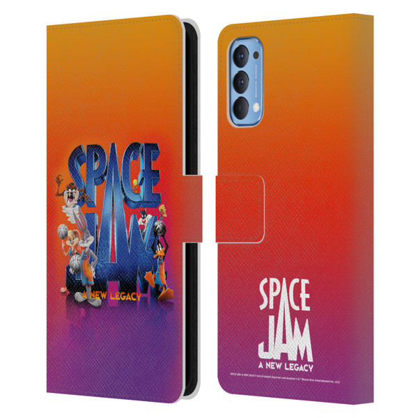 Space Jam: A New Legacy Graphics Poster Leather Book Wallet Case Cover For OPPO Reno 4 5G