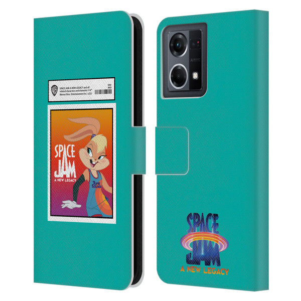 Space Jam: A New Legacy Graphics Lola Card Leather Book Wallet Case Cover For OPPO Reno8 4G