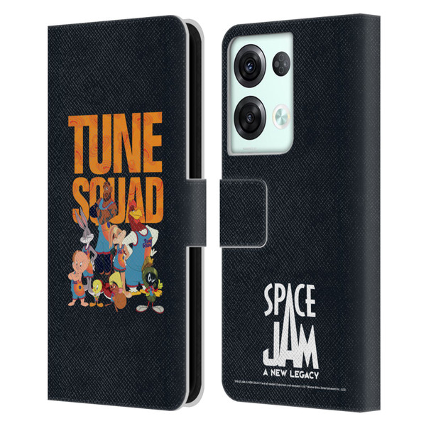 Space Jam: A New Legacy Graphics Tune Squad Leather Book Wallet Case Cover For OPPO Reno8 Pro
