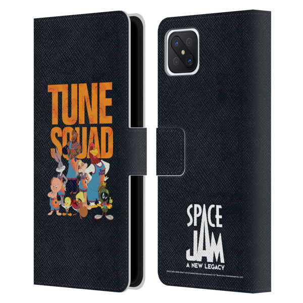 Space Jam: A New Legacy Graphics Tune Squad Leather Book Wallet Case Cover For OPPO Reno4 Z 5G