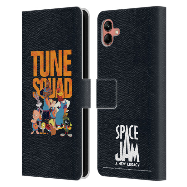 Space Jam: A New Legacy Graphics Tune Squad Leather Book Wallet Case Cover For Samsung Galaxy A04 (2022)