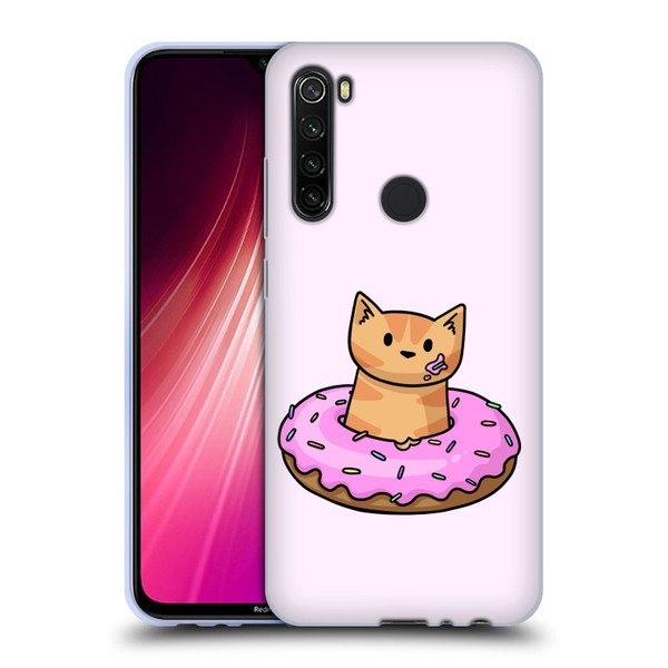 Beth Wilson Doodlecats Donut Soft Gel Case for Xiaomi Redmi Note 8T