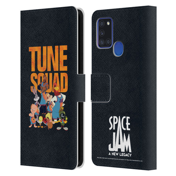 Space Jam: A New Legacy Graphics Tune Squad Leather Book Wallet Case Cover For Samsung Galaxy A21s (2020)