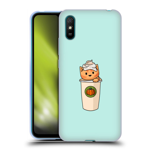 Beth Wilson Doodlecats Pumpkin Spice Latte Soft Gel Case for Xiaomi Redmi 9A / Redmi 9AT