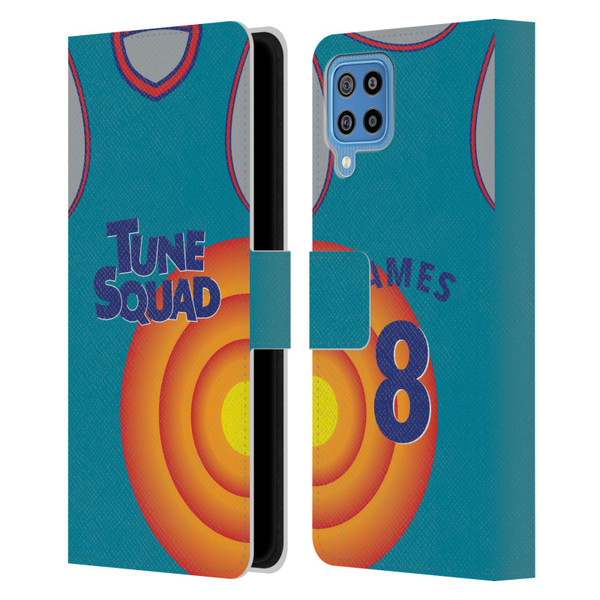 Space Jam: A New Legacy Graphics Jersey Leather Book Wallet Case Cover For Samsung Galaxy F22 (2021)