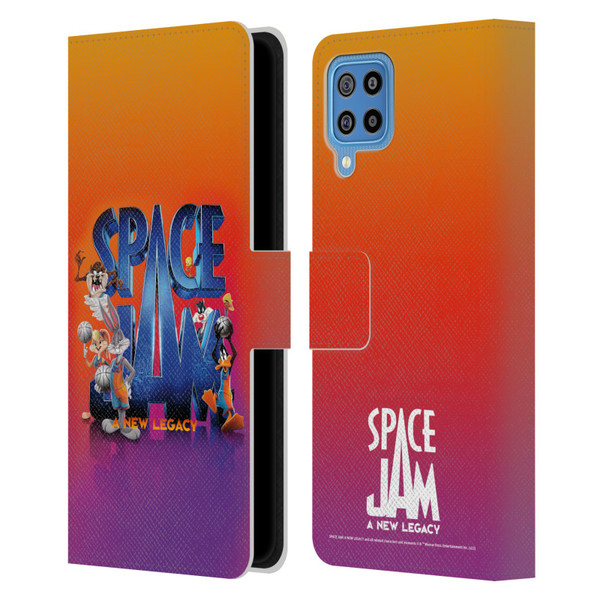 Space Jam: A New Legacy Graphics Poster Leather Book Wallet Case Cover For Samsung Galaxy F22 (2021)