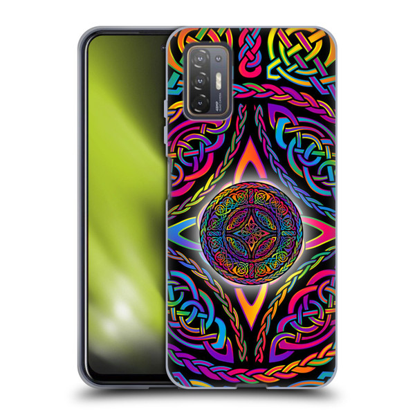 Beth Wilson Rainbow Celtic Knots Shield Soft Gel Case for HTC Desire 21 Pro 5G