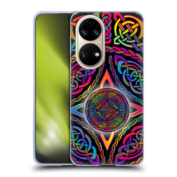 Beth Wilson Rainbow Celtic Knots Shield Soft Gel Case for Huawei P50