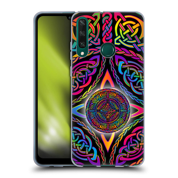 Beth Wilson Rainbow Celtic Knots Shield Soft Gel Case for Huawei Y6p