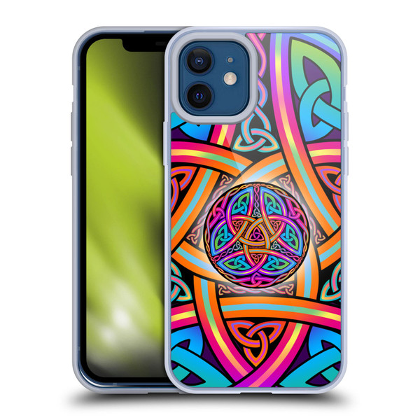 Beth Wilson Rainbow Celtic Knots Divine Soft Gel Case for Apple iPhone 12 / iPhone 12 Pro